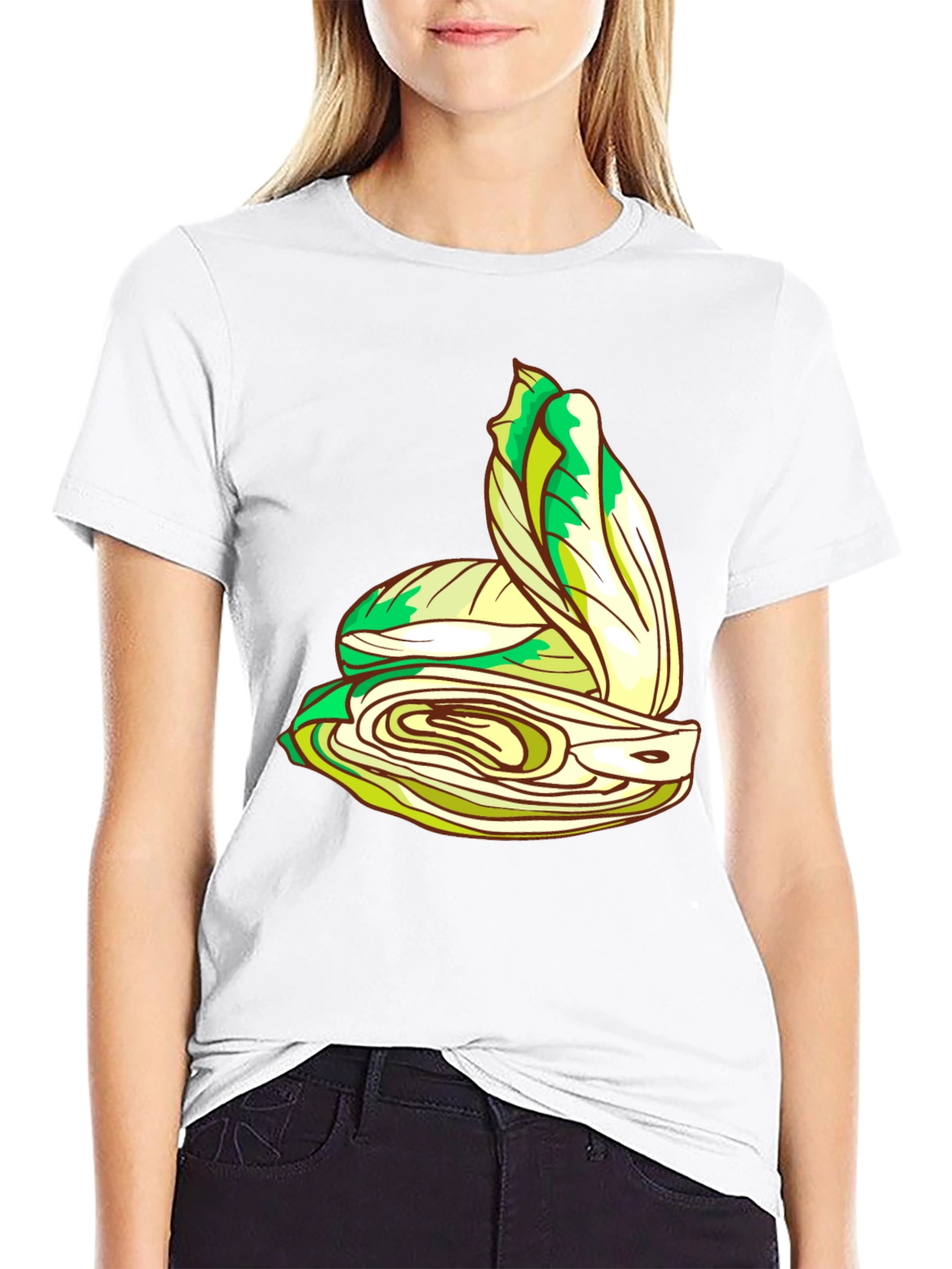 Endive Graphic Tee - Fresh & Fun Design