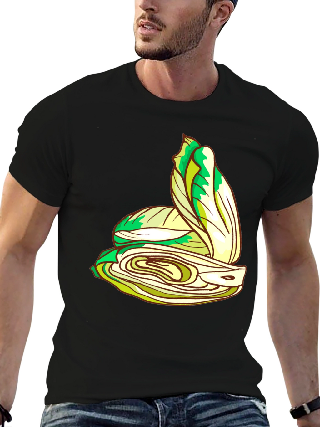 Endive Graphic Tee - Fresh & Fun Design