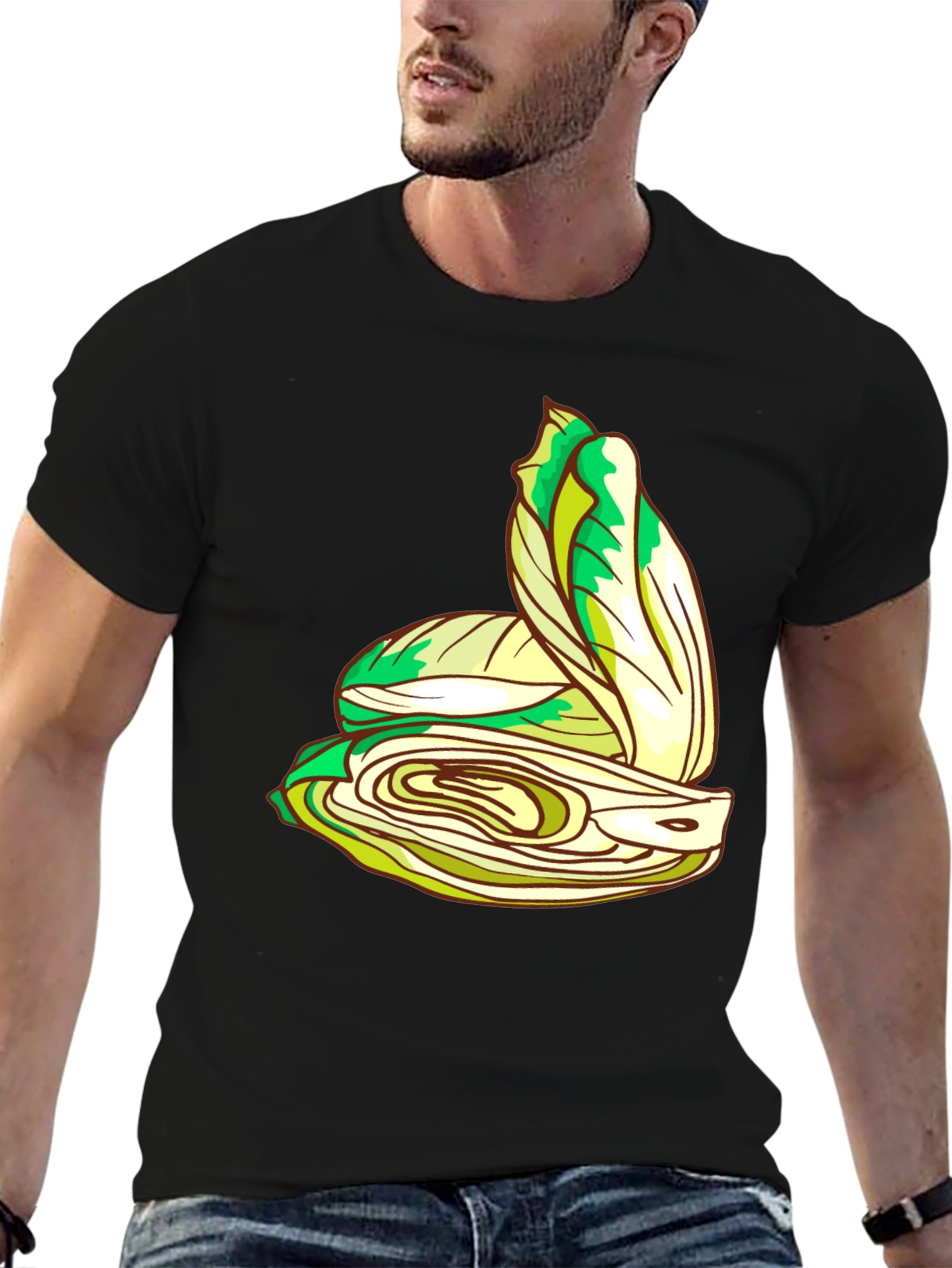 Endive Graphic Tee - Fresh & Fun Design