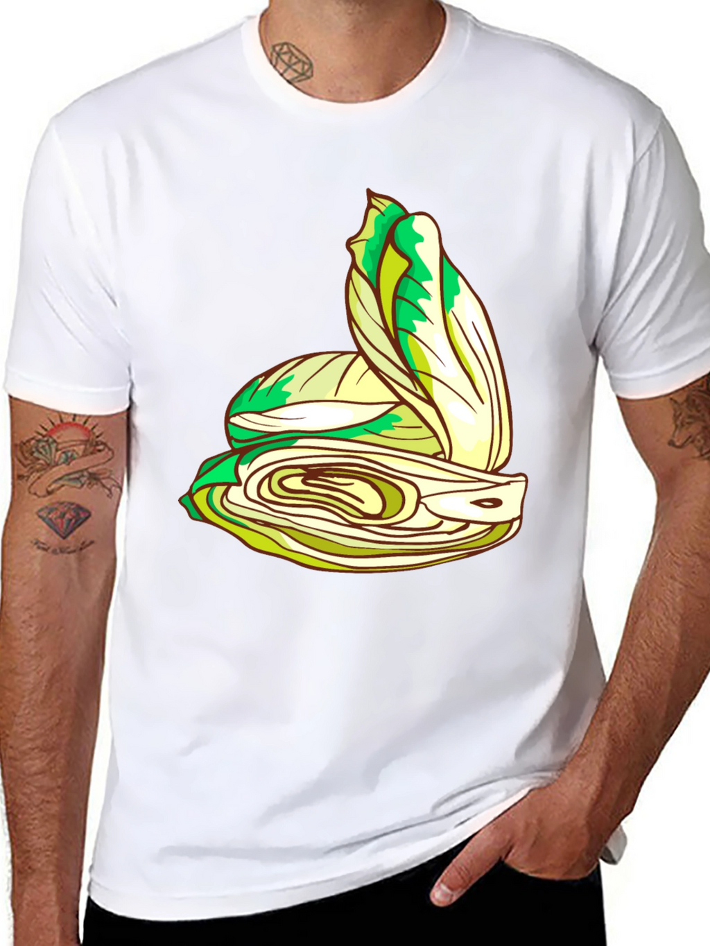Endive Graphic Tee - Fresh & Fun Design
