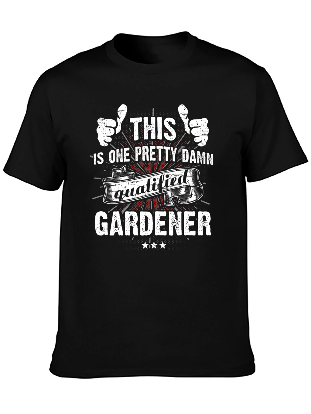 Qualified Gardener Graphic Tee - Black T-Shirt