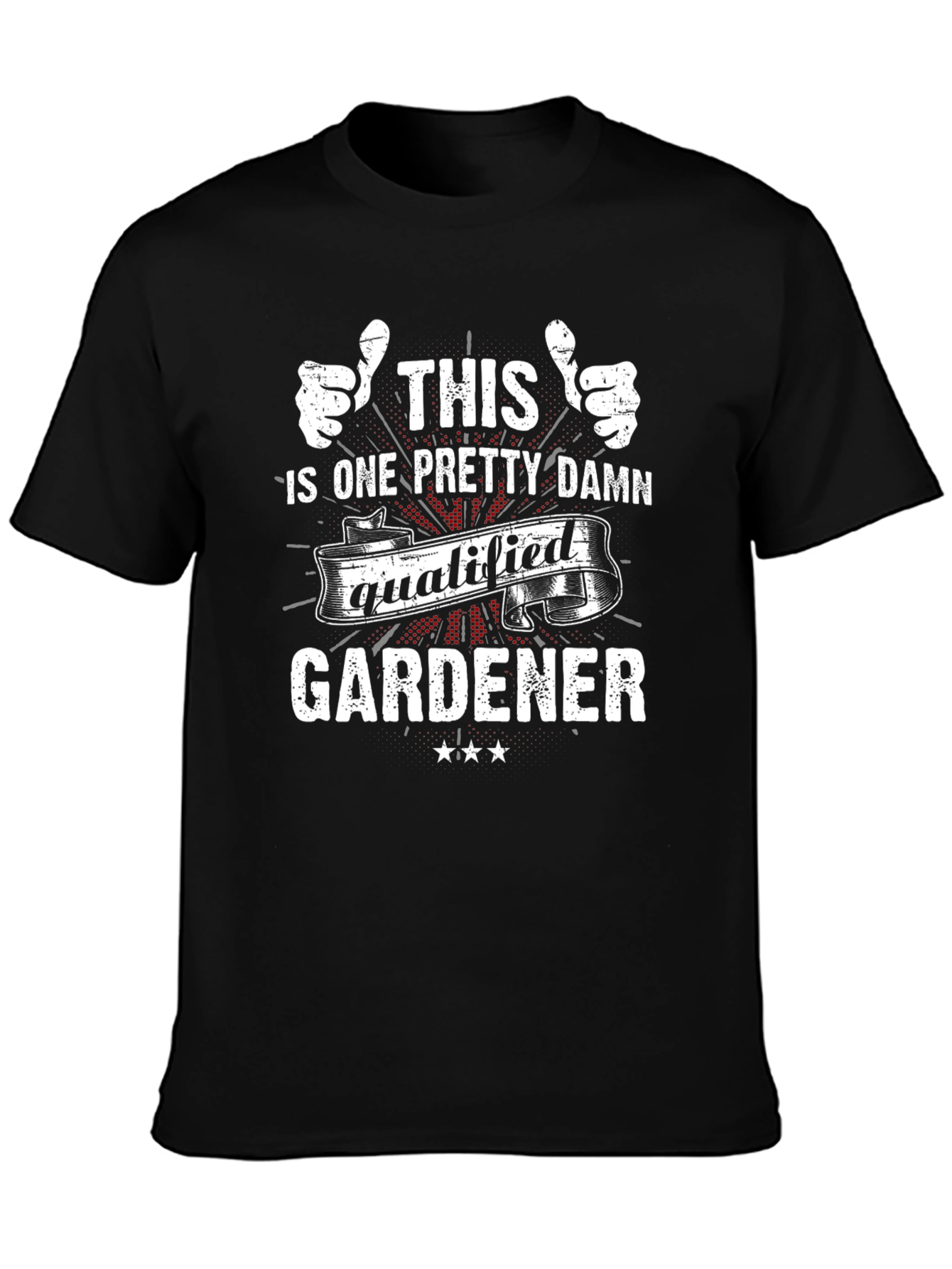 Qualified Gardener Graphic Tee - Black T-Shirt
