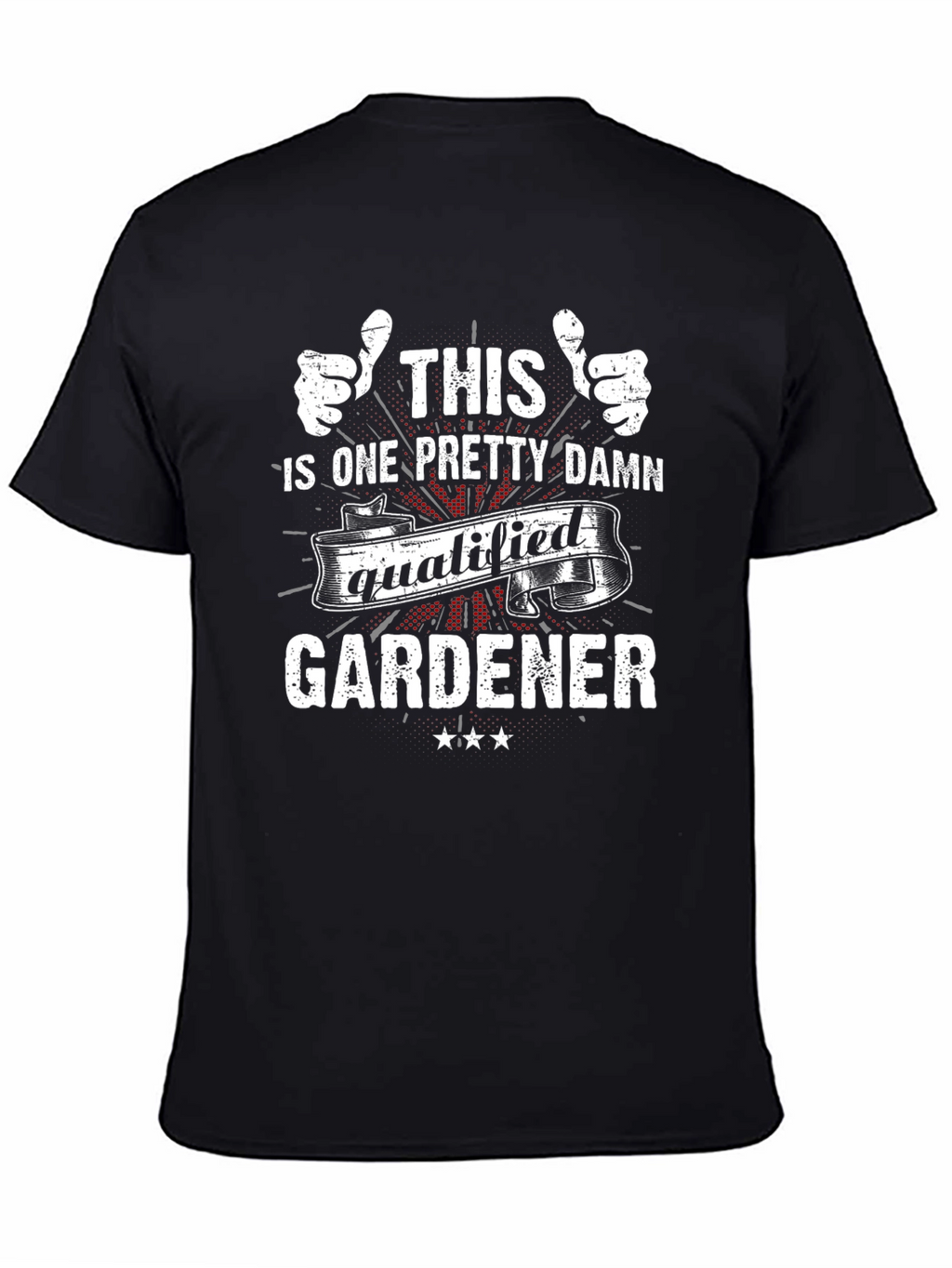 Qualified Gardener Graphic Tee - Black T-Shirt