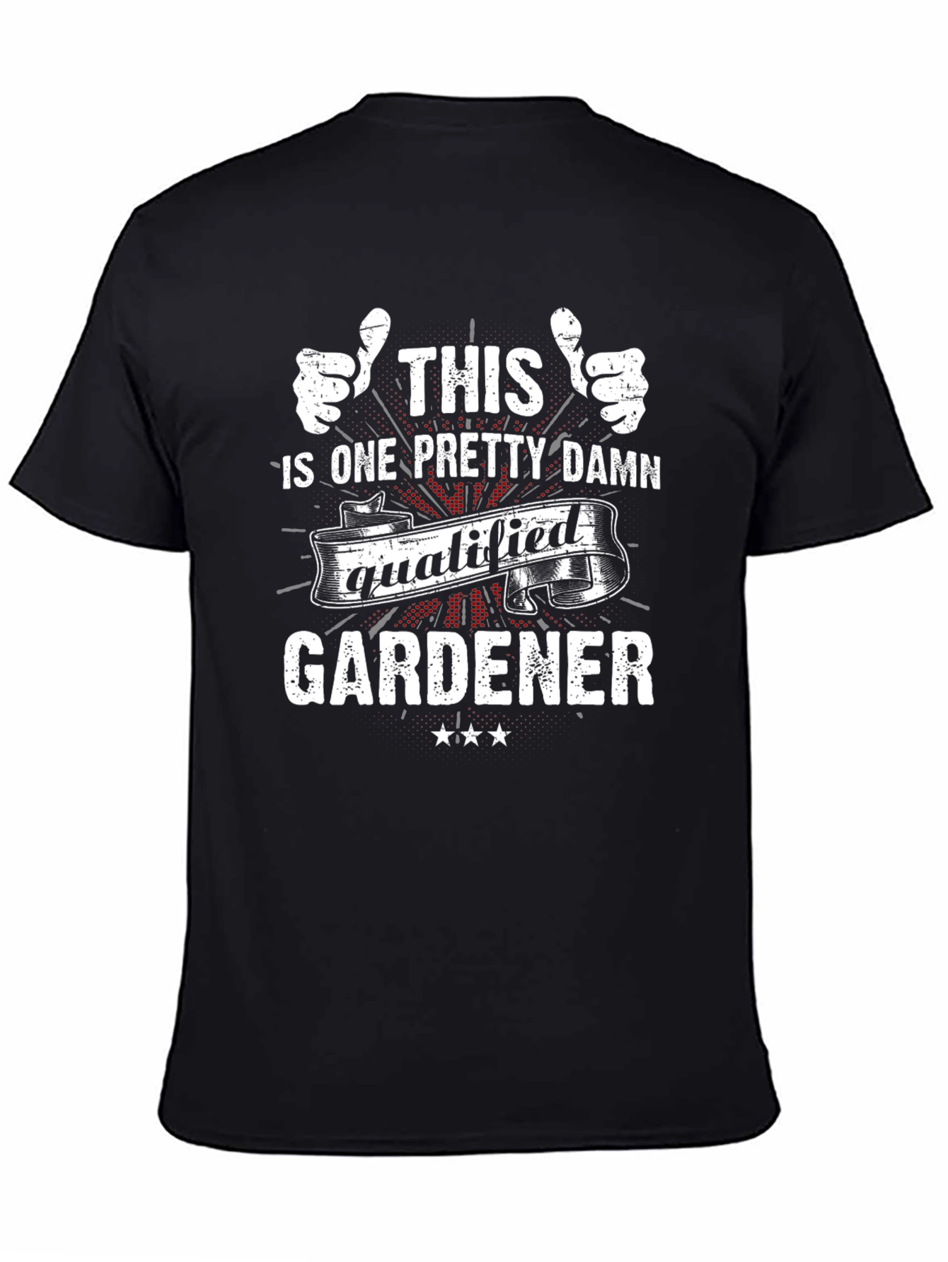 Qualified Gardener Graphic Tee - Black T-Shirt