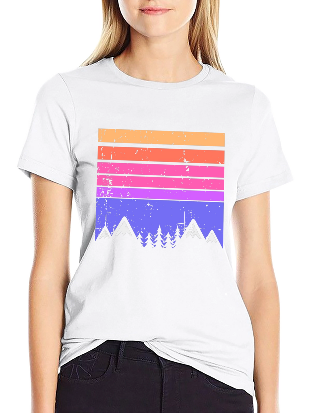 Retro Mountain Range Graphic Tee