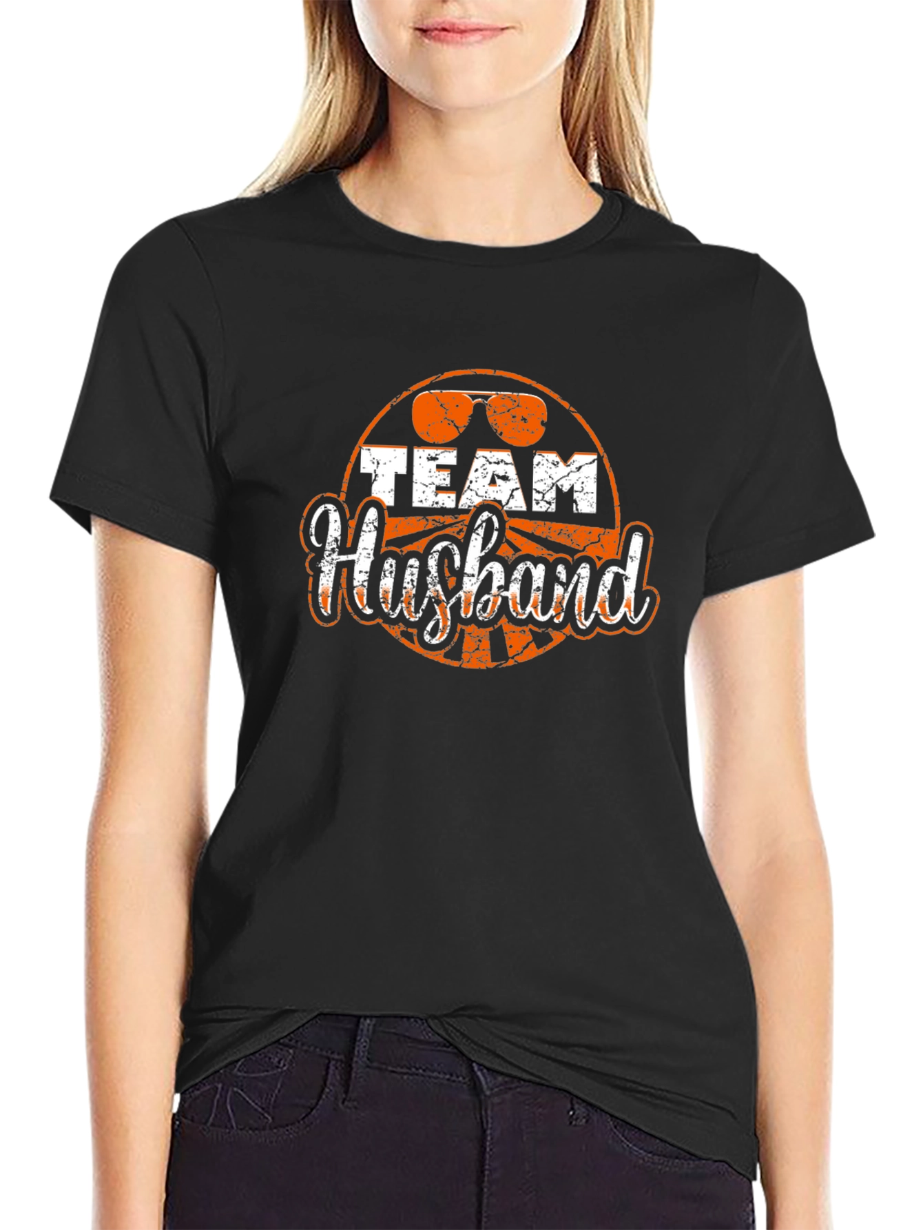 Team Husband Graphic T-Shirt Funny Wedding Tee
