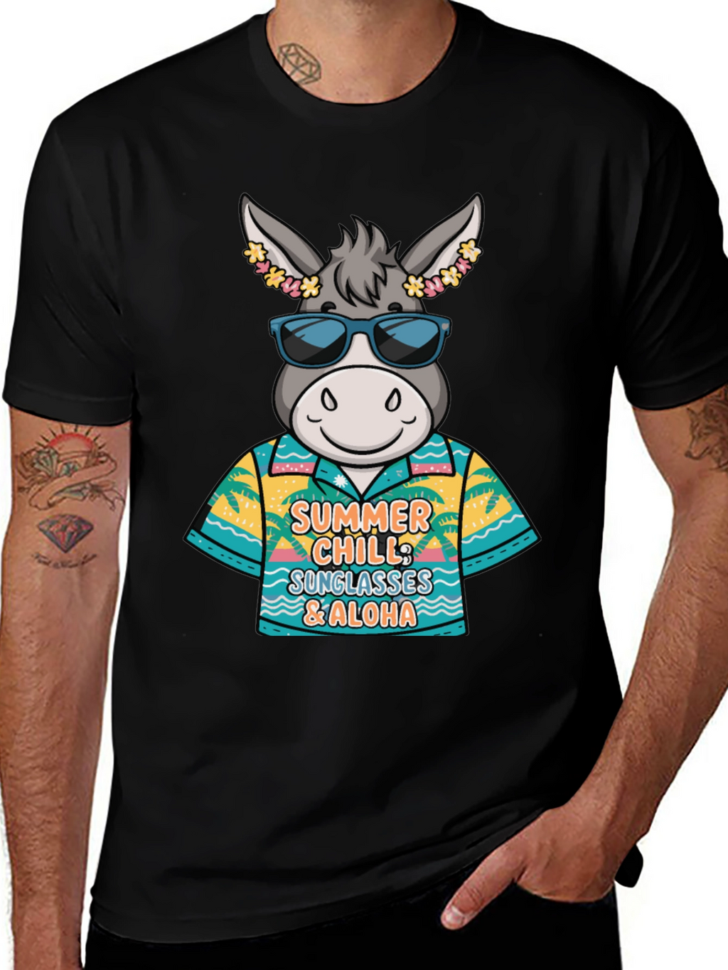 Summer Chill Donkey T-Shirt