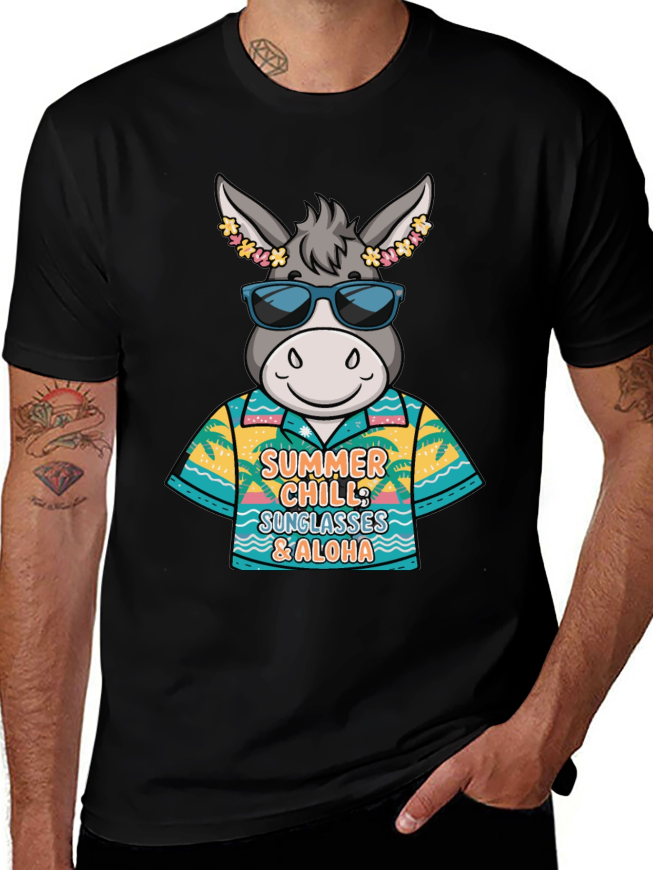 Summer Chill Donkey T-Shirt