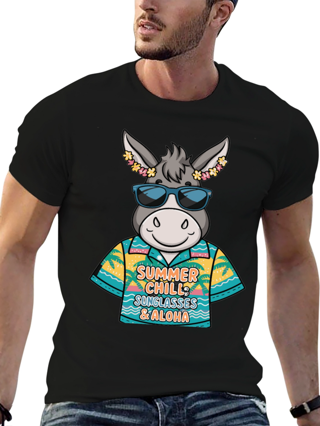 Summer Chill Donkey T-Shirt
