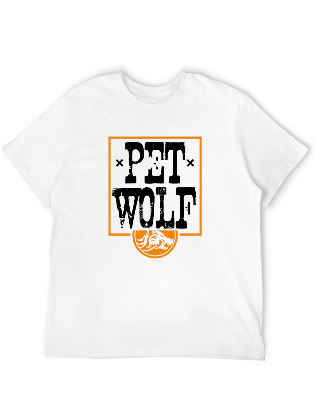 Pet Wolf Graphic Tee - Black T-Shirt