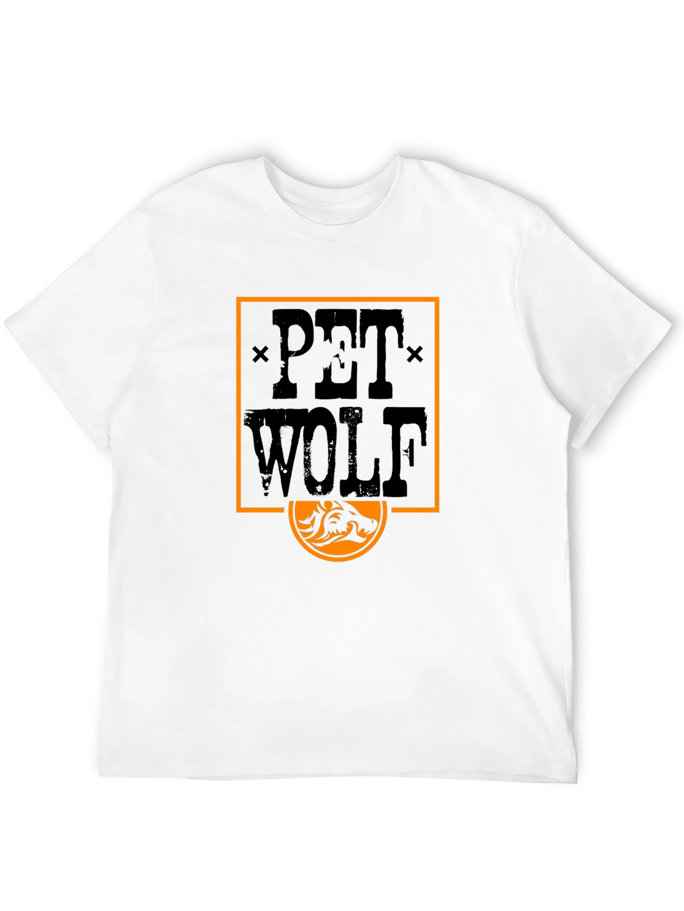 Pet Wolf Graphic Tee - Black T-Shirt