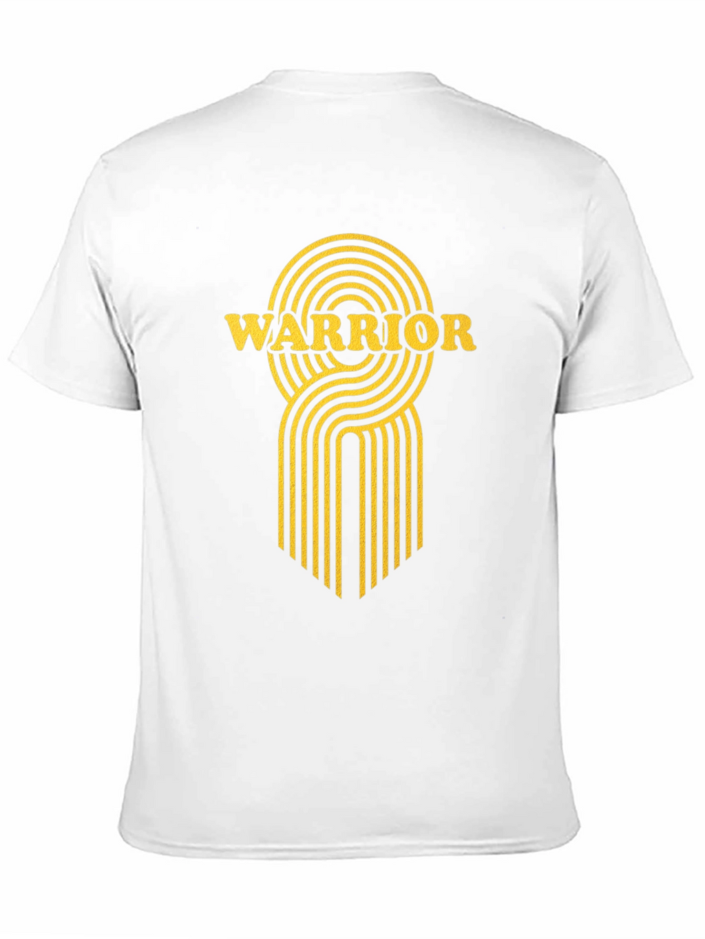 Warrior Graphic Print Black T-Shirt