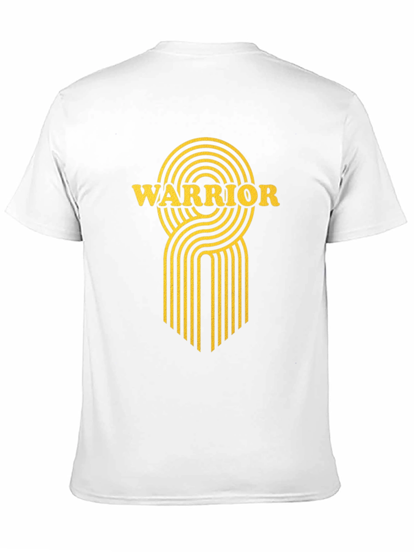 Warrior Graphic Print Black T-Shirt