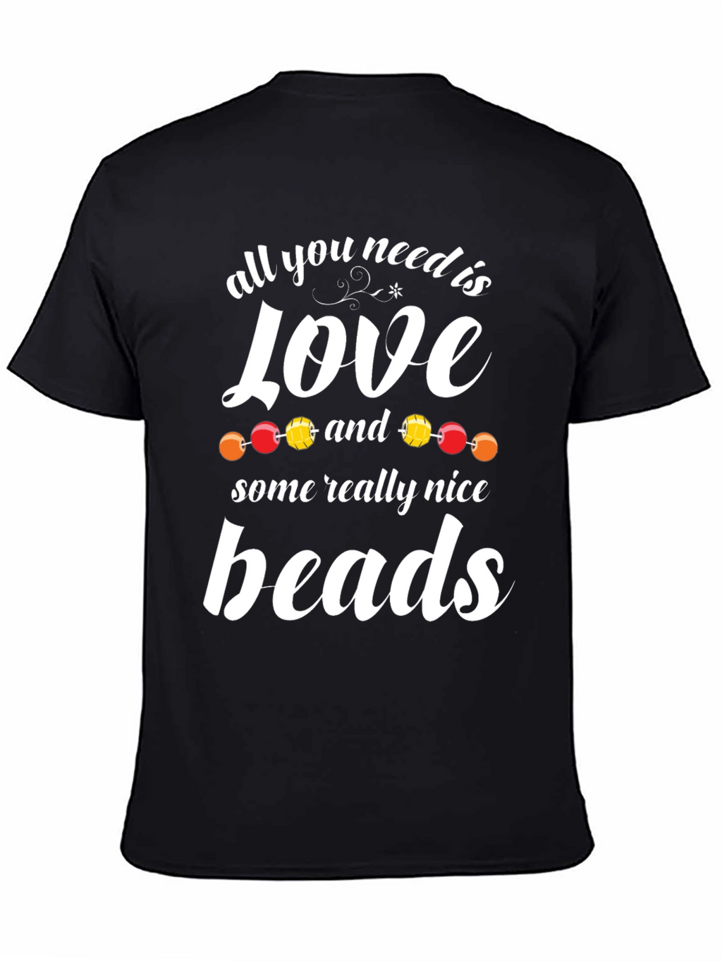 Love & Beads T-Shirt - Stylish Graphic Tee