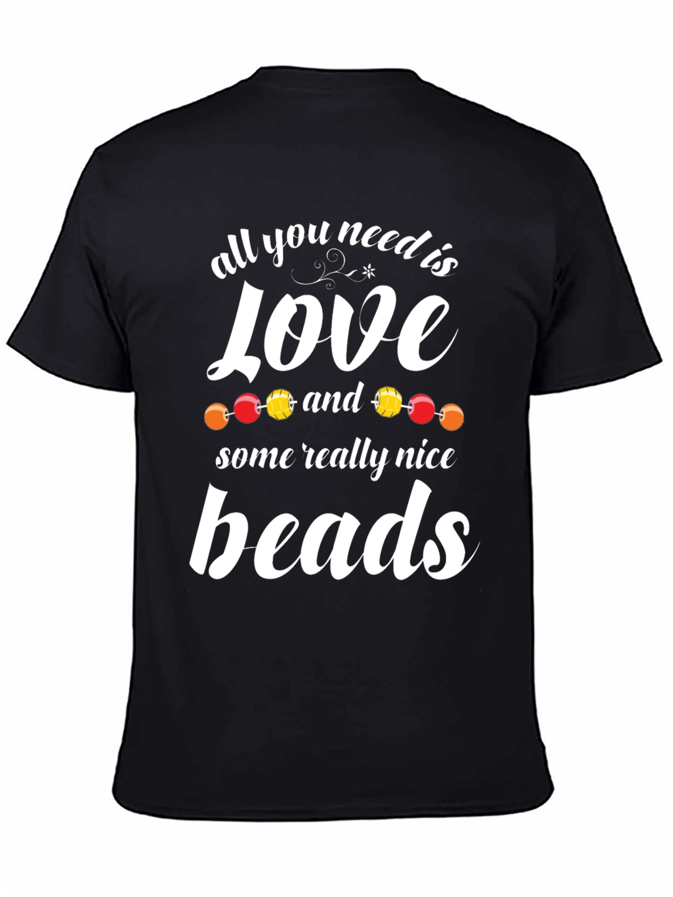 Love & Beads T-Shirt - Stylish Graphic Tee