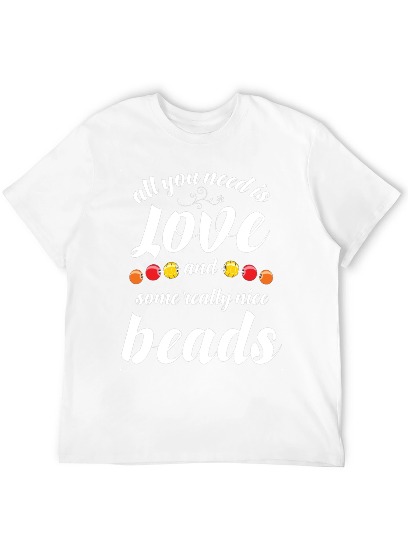 Love & Beads T-Shirt - Stylish Graphic Tee