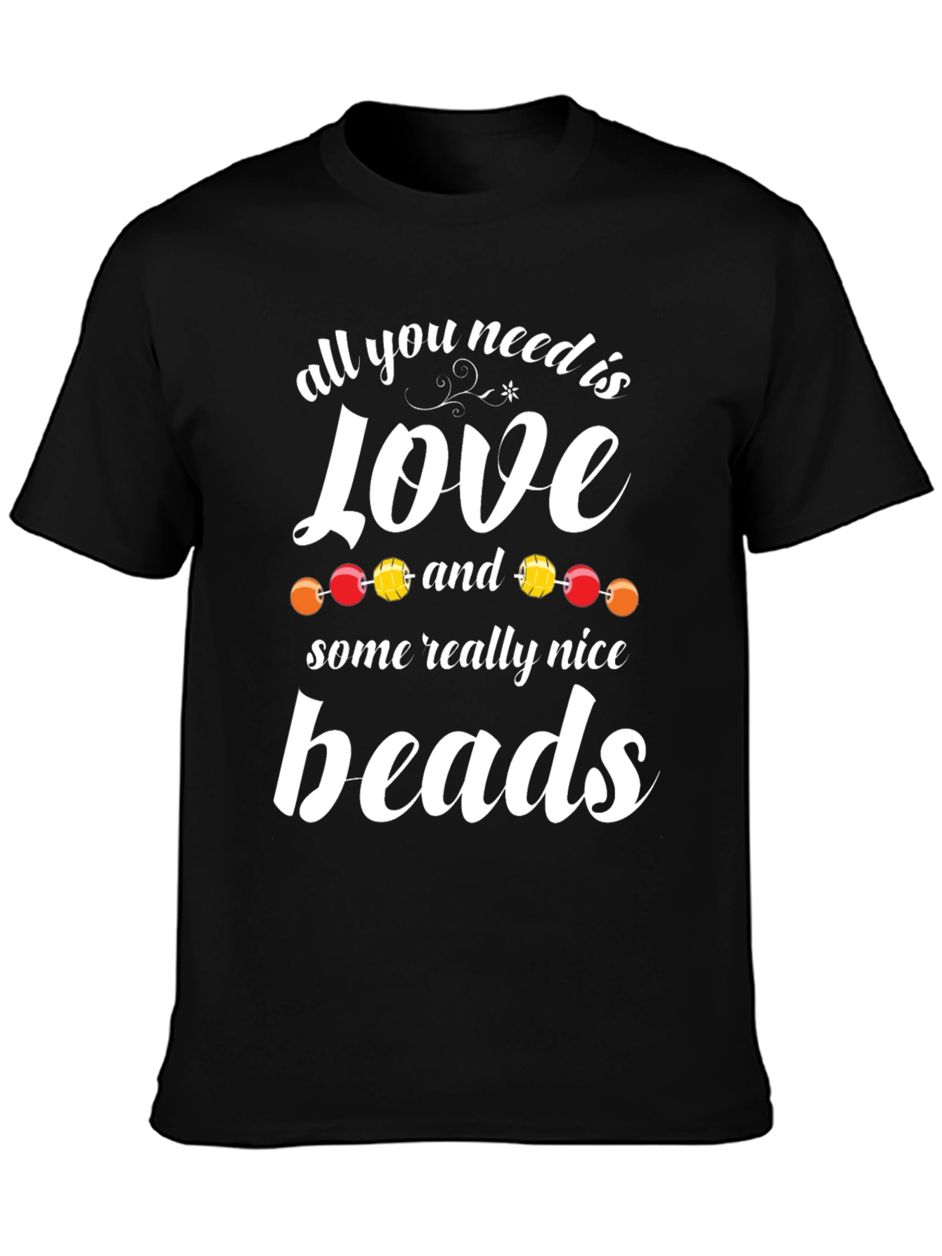 Love & Beads T-Shirt - Stylish Graphic Tee