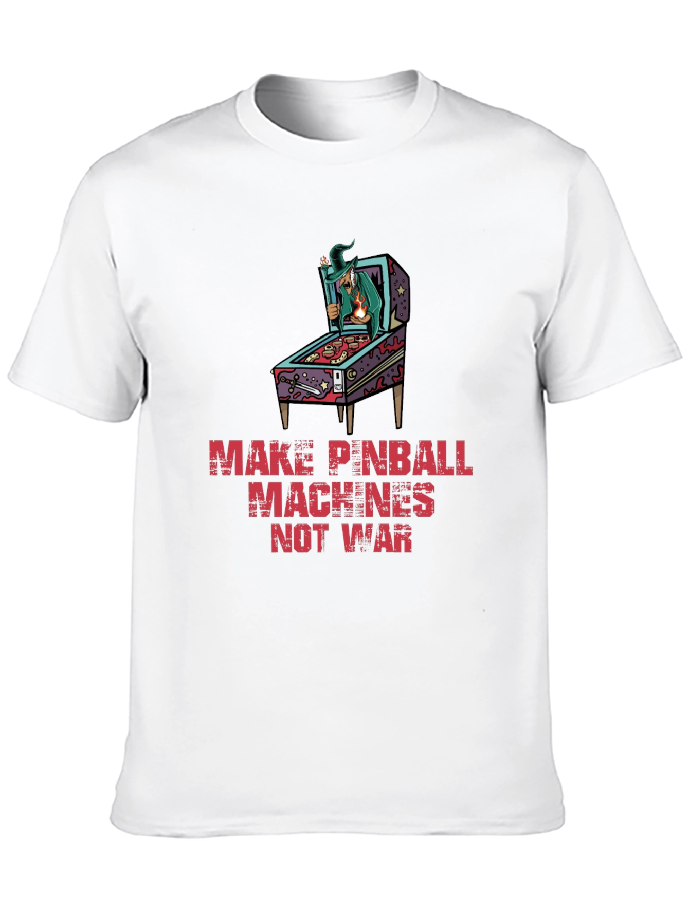 Make Pinball Machines Not War Graphic Tee