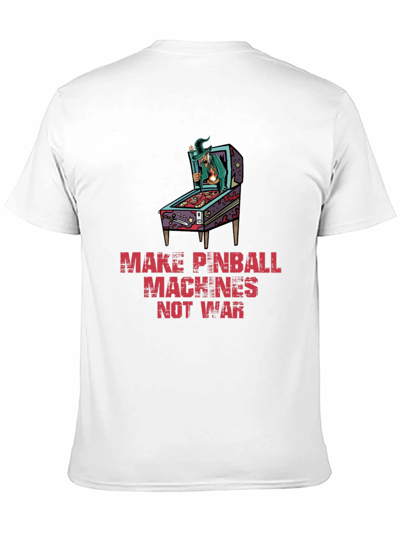 Make Pinball Machines Not War Graphic Tee