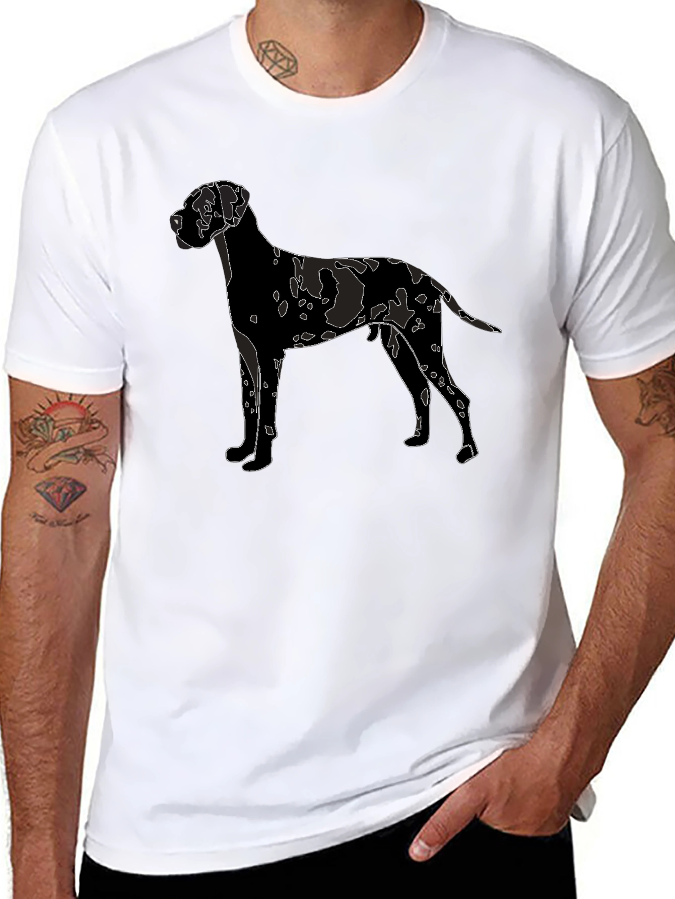 Great Dane Dog Graphic Tee - Stylish Dog Lovers T-Shirt