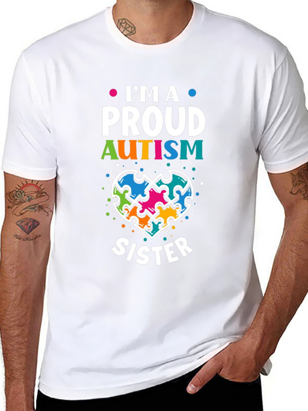 Proud Autism Sister T-Shirt