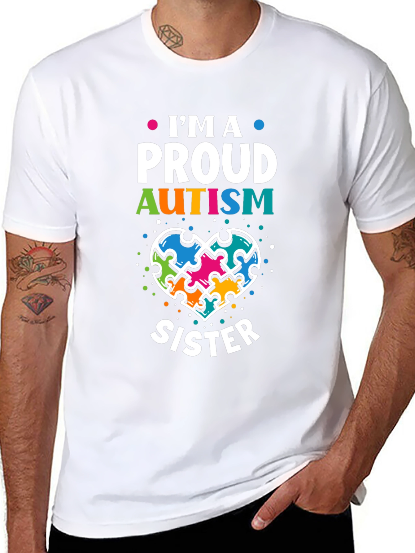 Proud Autism Sister T-Shirt