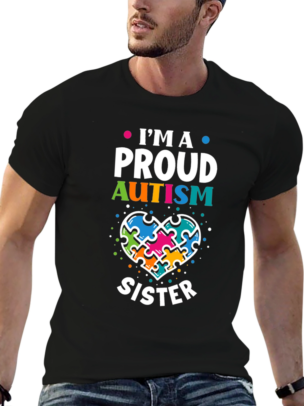 Proud Autism Sister T-Shirt