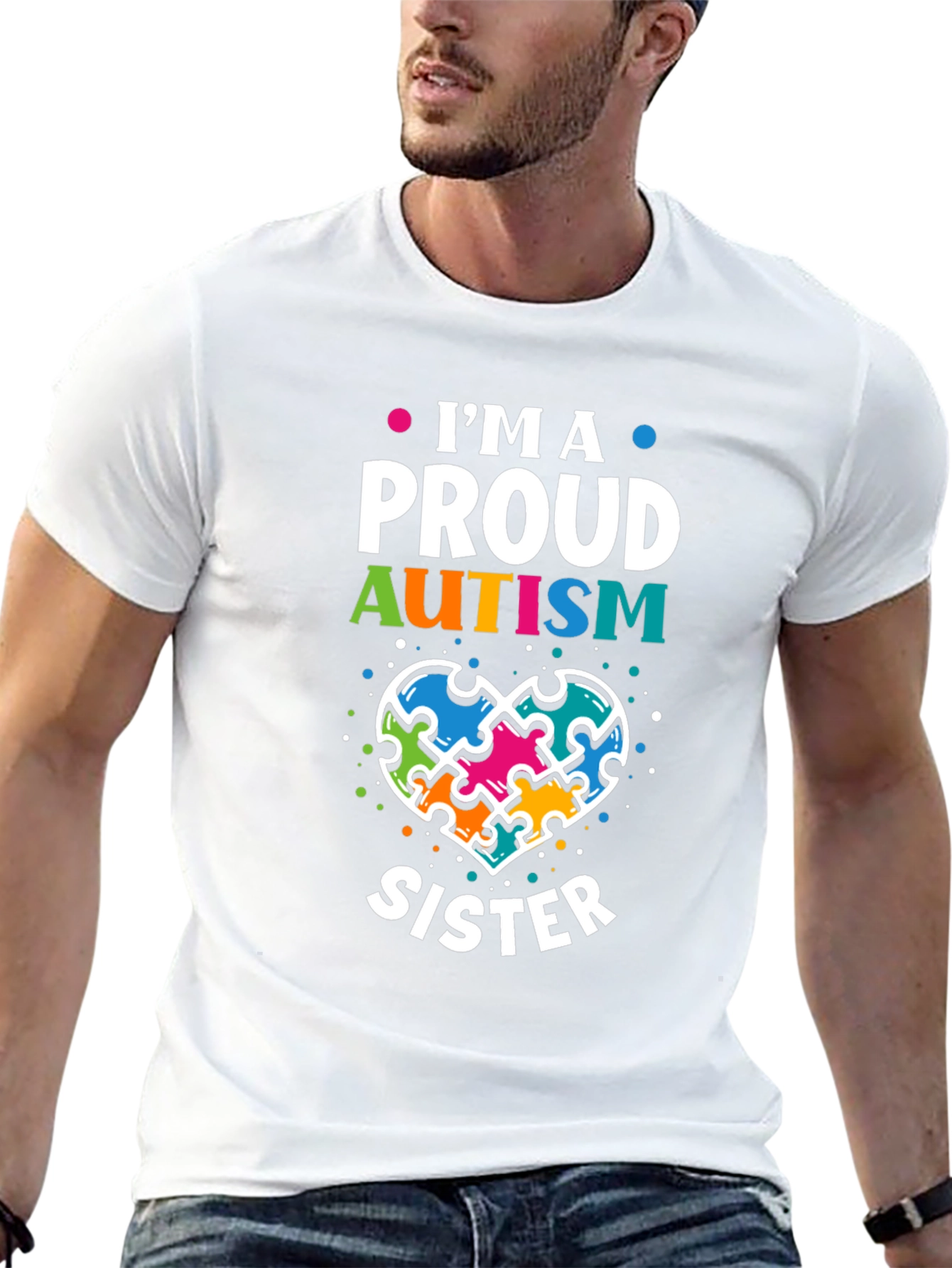Proud Autism Sister T-Shirt