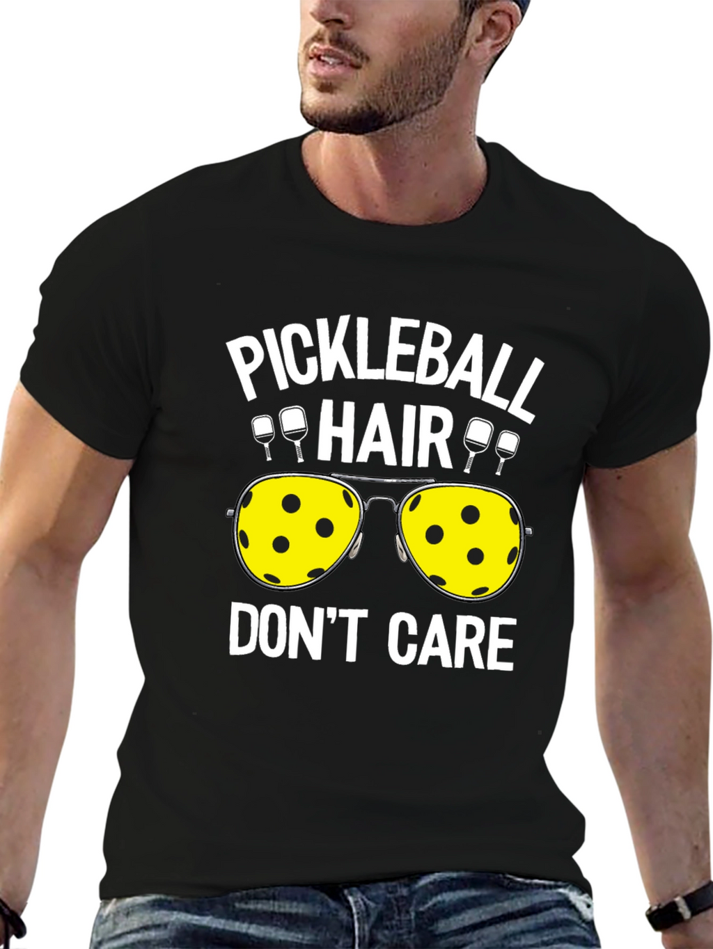Pickleball Hair Dont Care T-Shirt