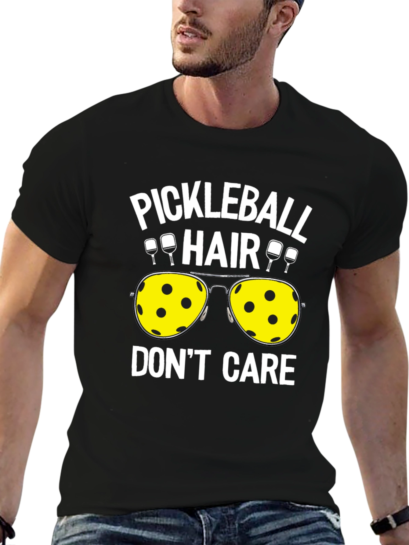 Pickleball Hair Dont Care T-Shirt