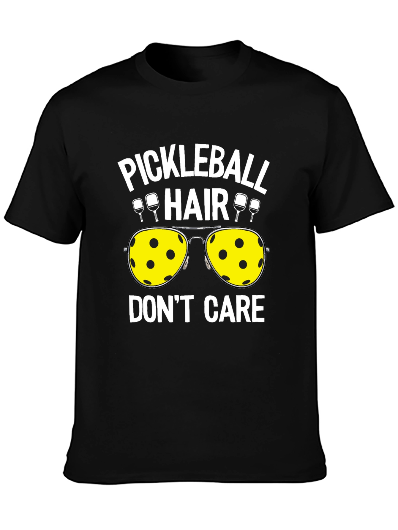 Pickleball Hair Dont Care T-Shirt