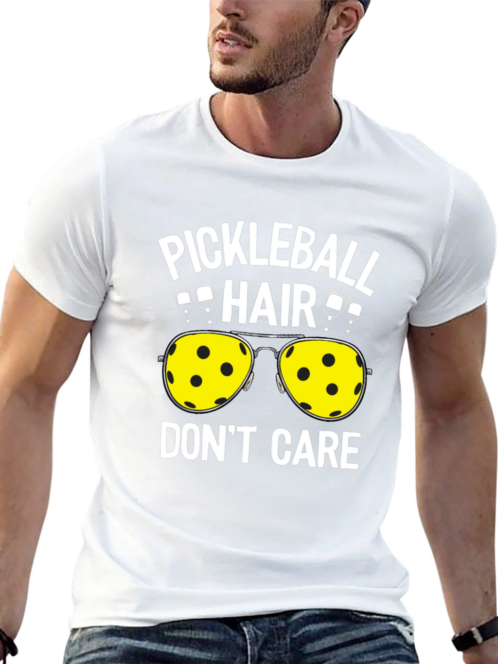 Pickleball Hair Dont Care T-Shirt