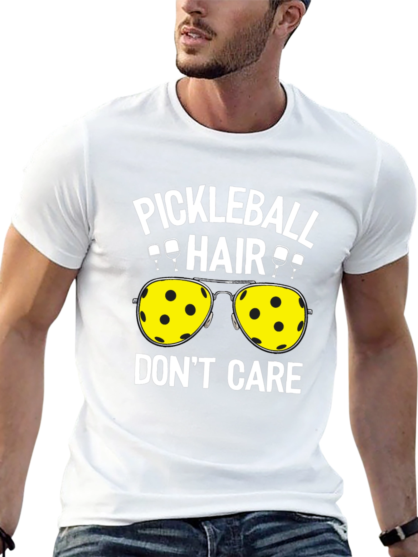 Pickleball Hair Dont Care T-Shirt