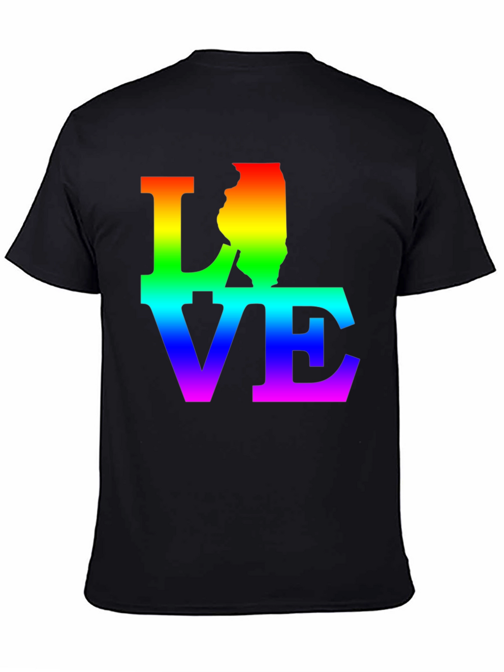 Rainbow LOVE Illinois T-Shirt