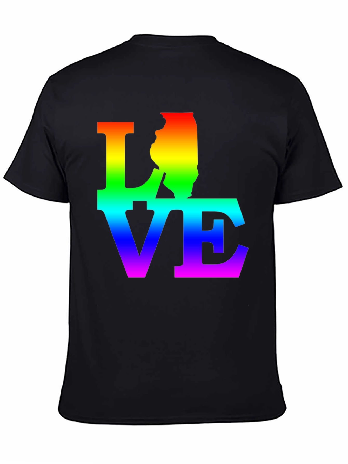 Rainbow LOVE Illinois T-Shirt