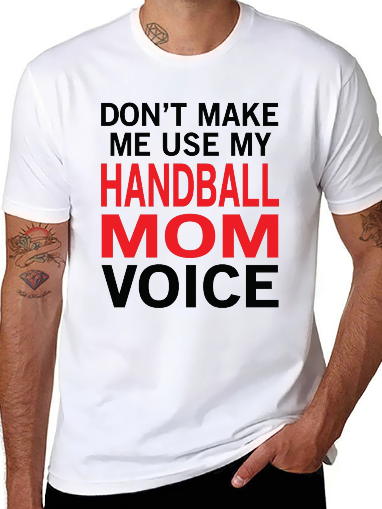 Handball Mom Voice T-Shirt
