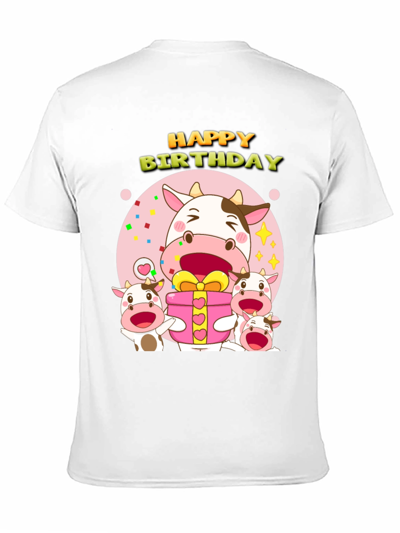 Happy Birthday Cow T-Shirt