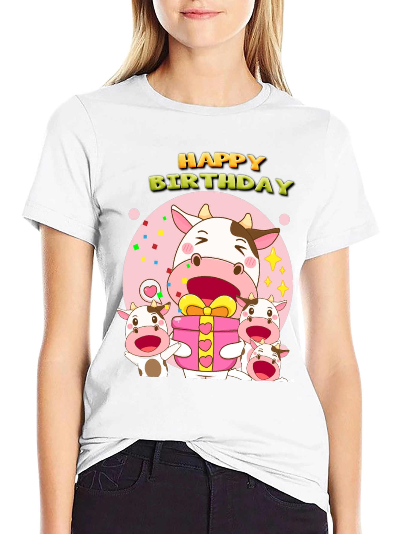 Happy Birthday Cow T-Shirt