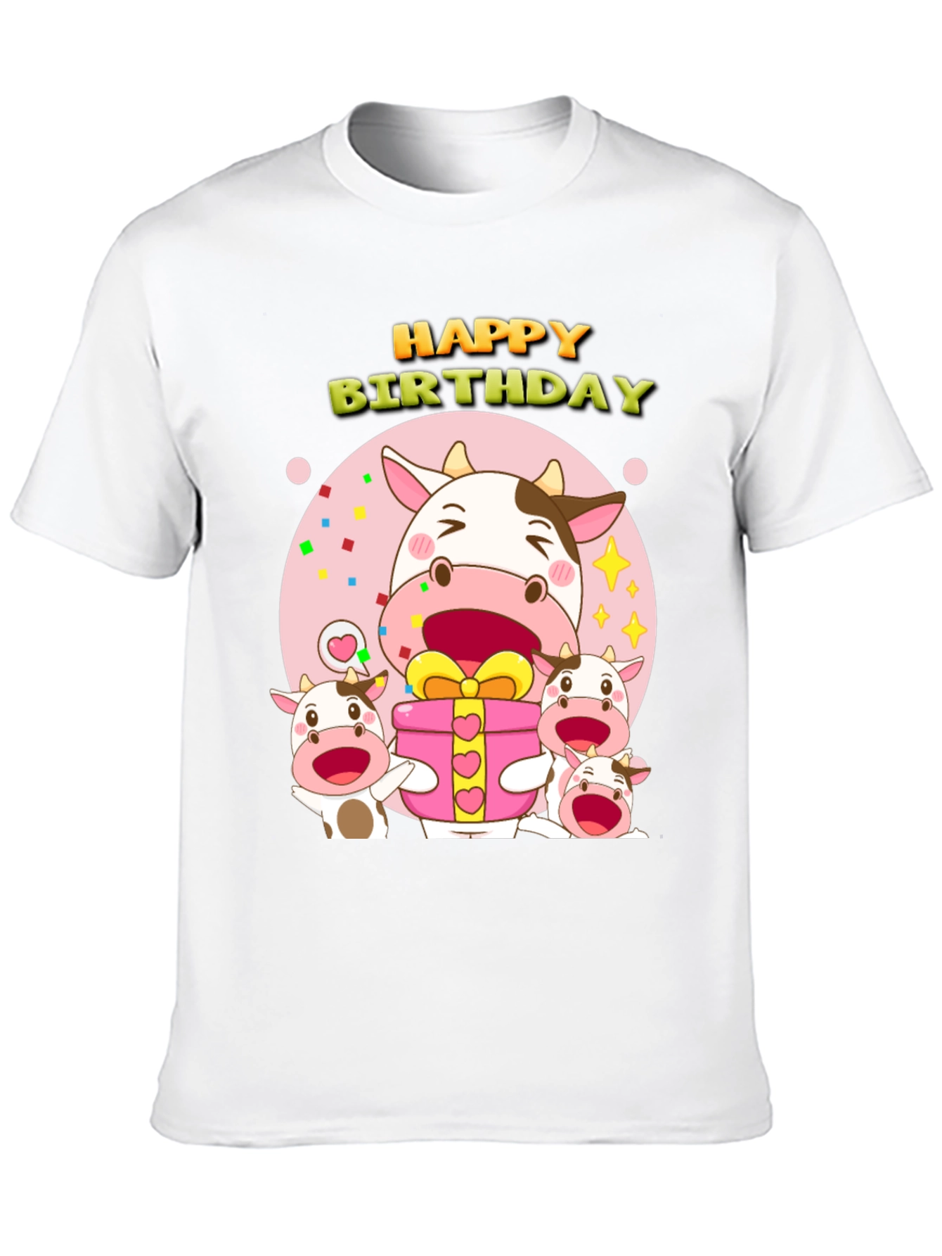 Happy Birthday Cow T-Shirt
