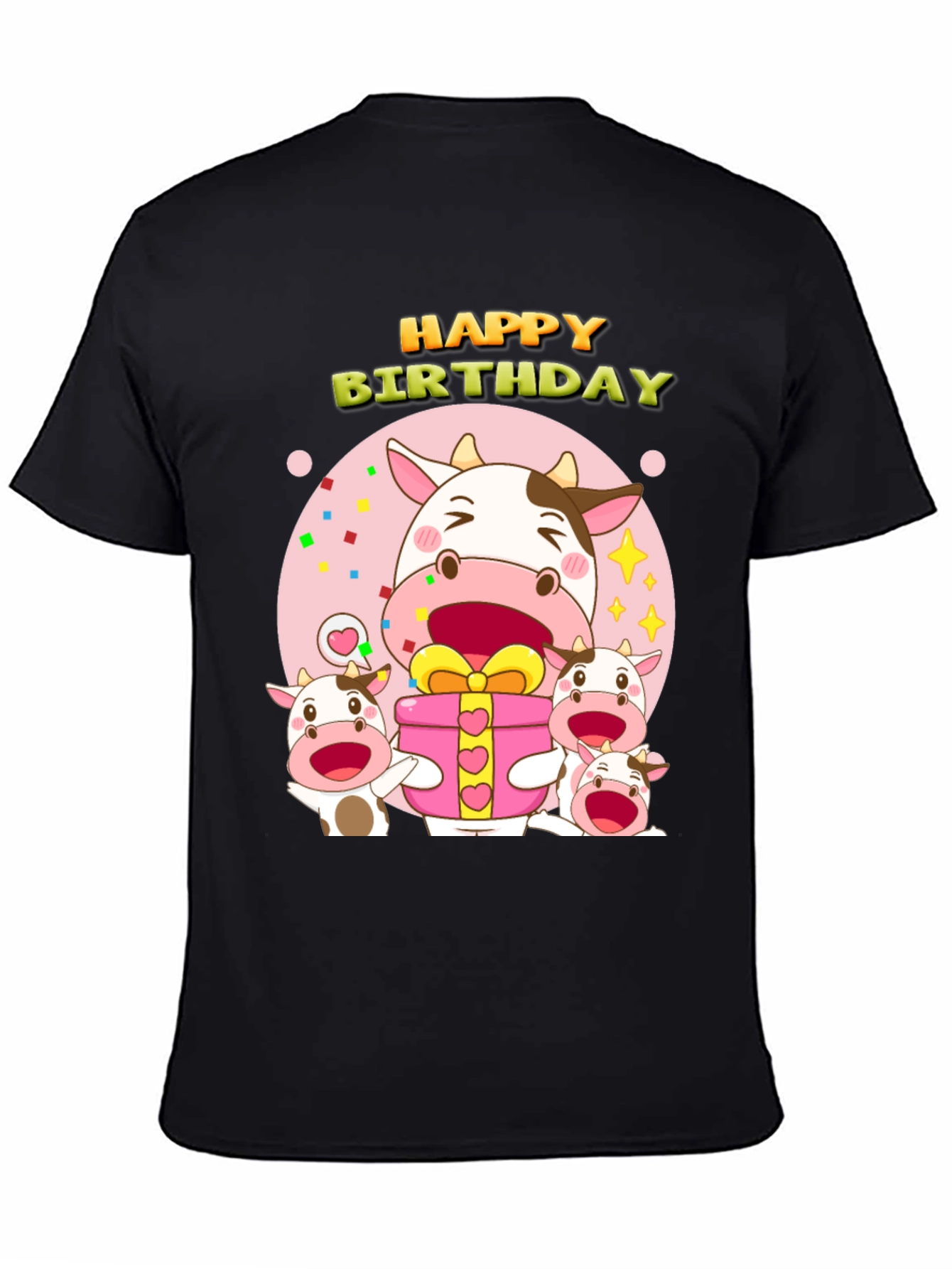 Happy Birthday Cow T-Shirt