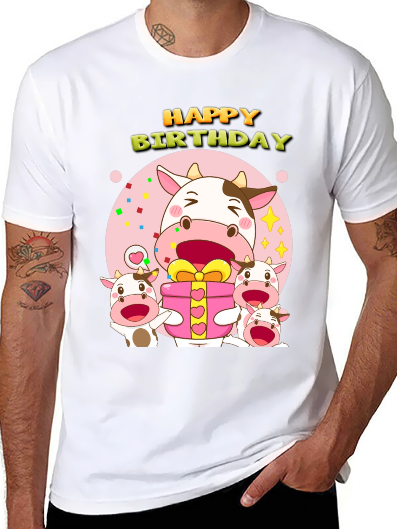 Happy Birthday Cow T-Shirt