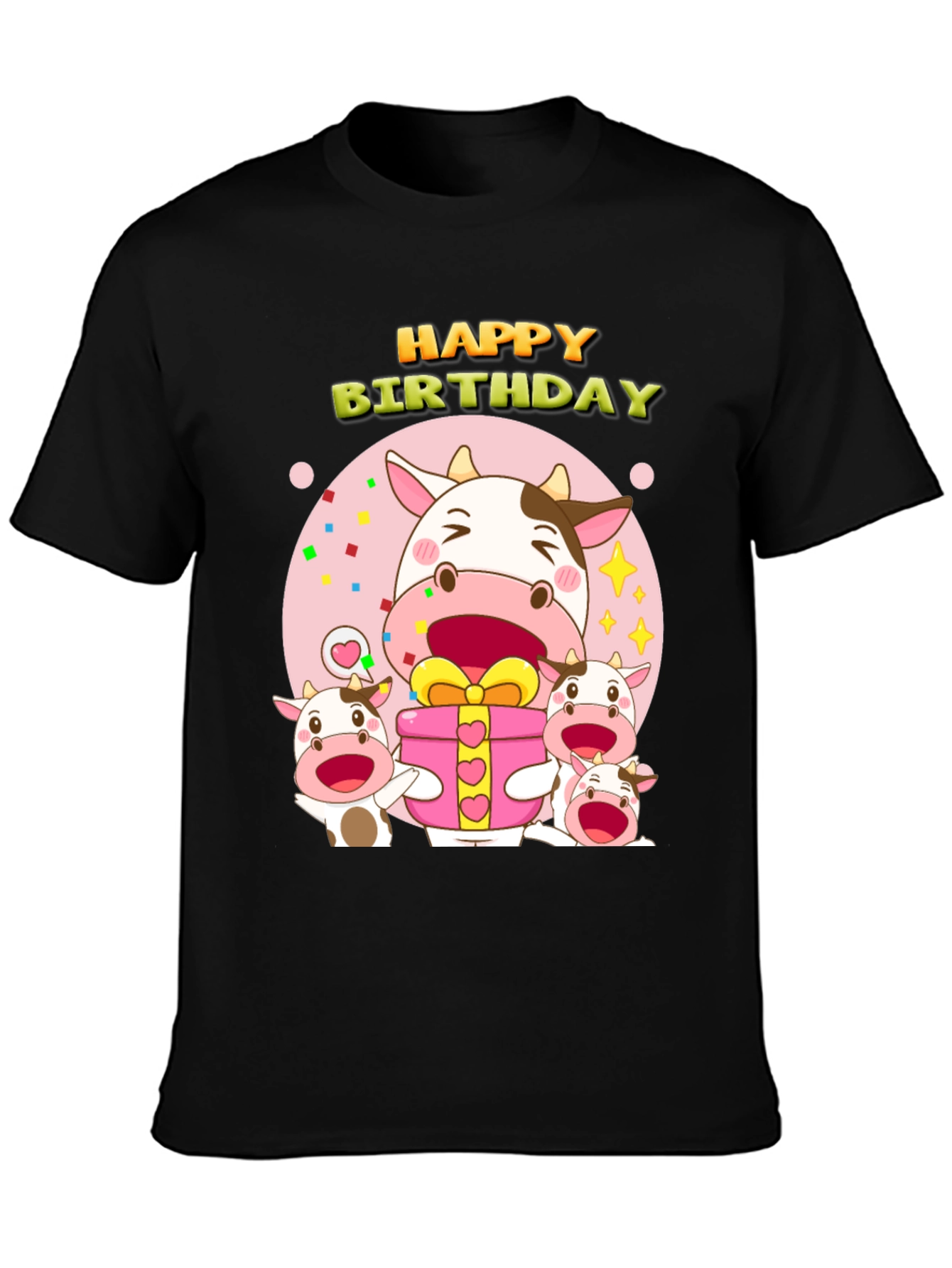 Happy Birthday Cow T-Shirt