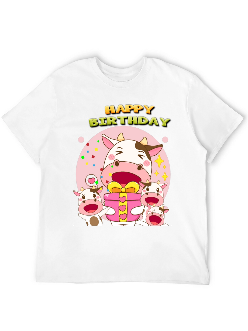 Happy Birthday Cow T-Shirt