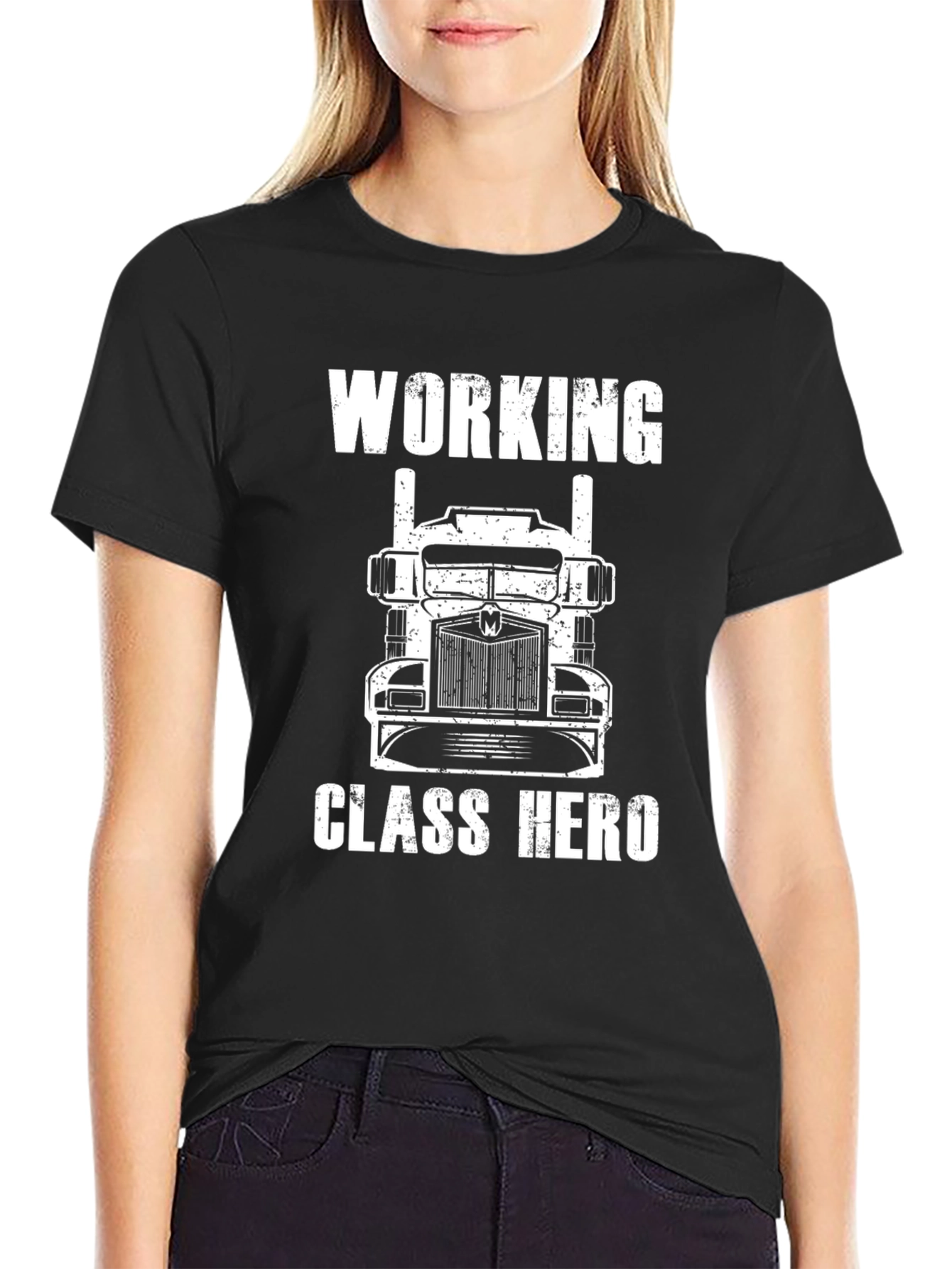 Working Class Hero Trucker T-Shirt