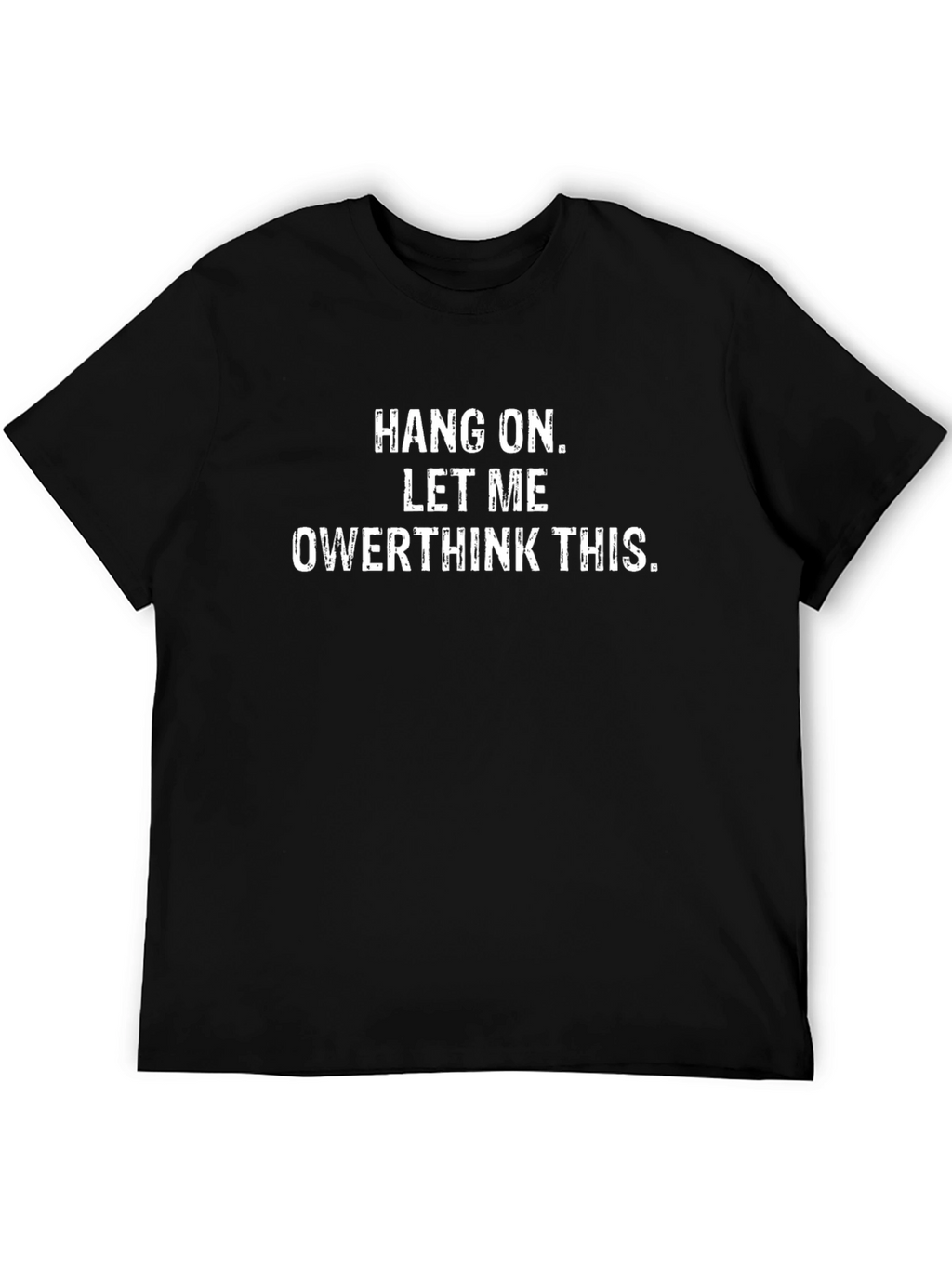 Overthink This Black Graphic T-Shirt