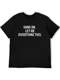 Overthink This Black Graphic T-Shirt