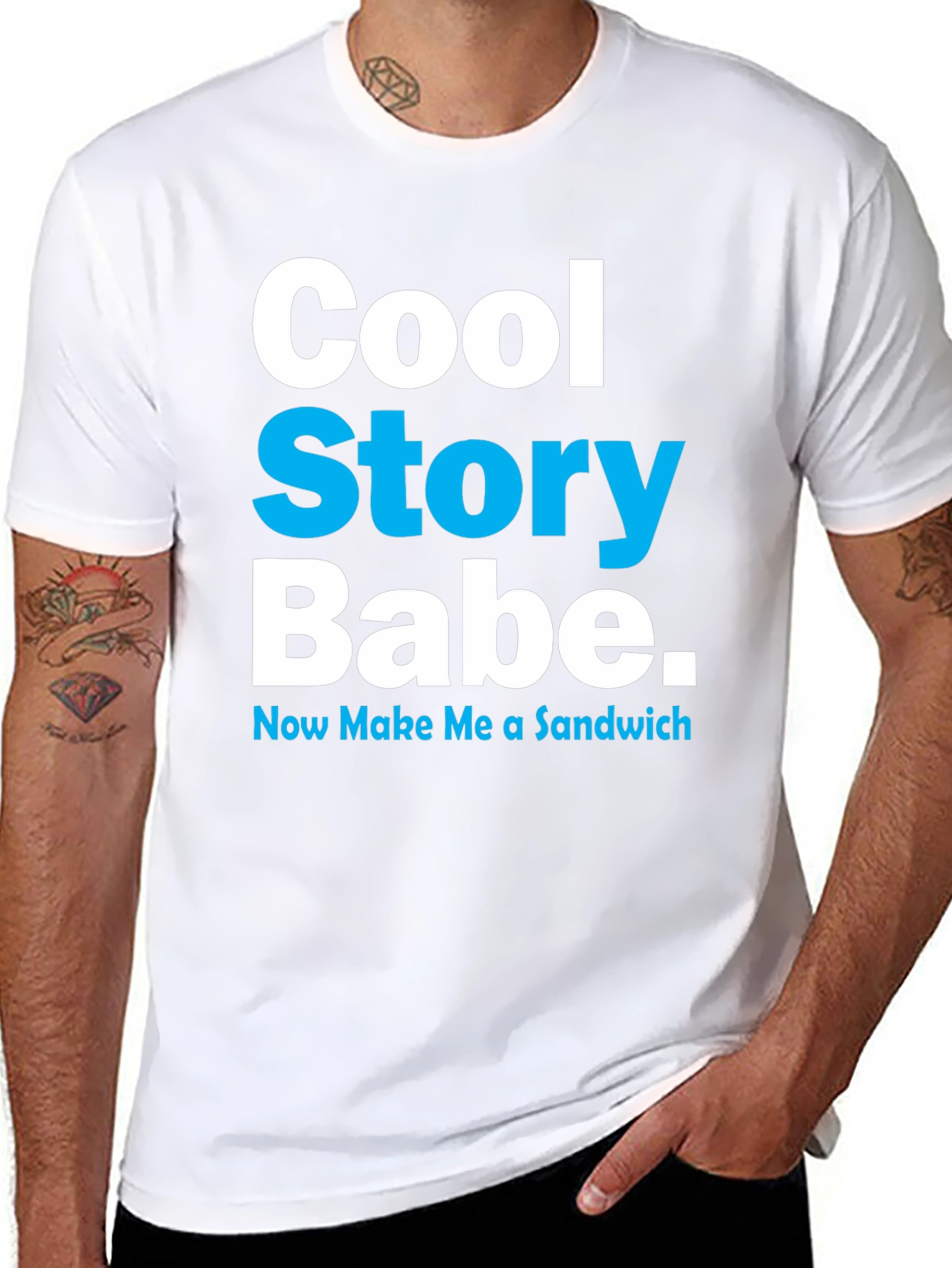 Cool Story Babe T-Shirt - Novelty Graphic Tee