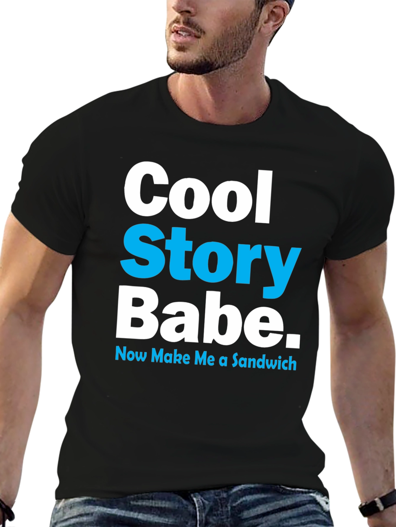 Cool Story Babe T-Shirt - Novelty Graphic Tee