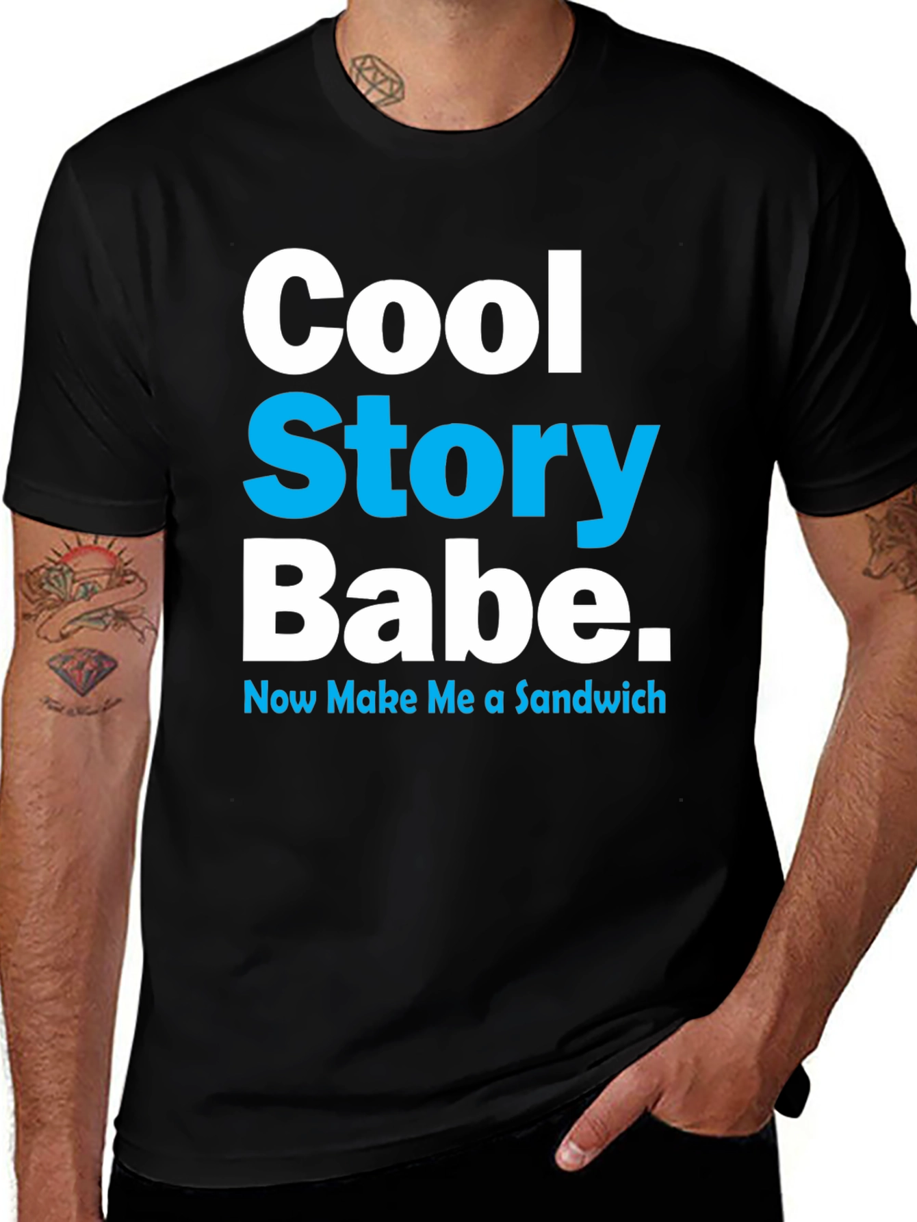 Cool Story Babe T-Shirt - Novelty Graphic Tee