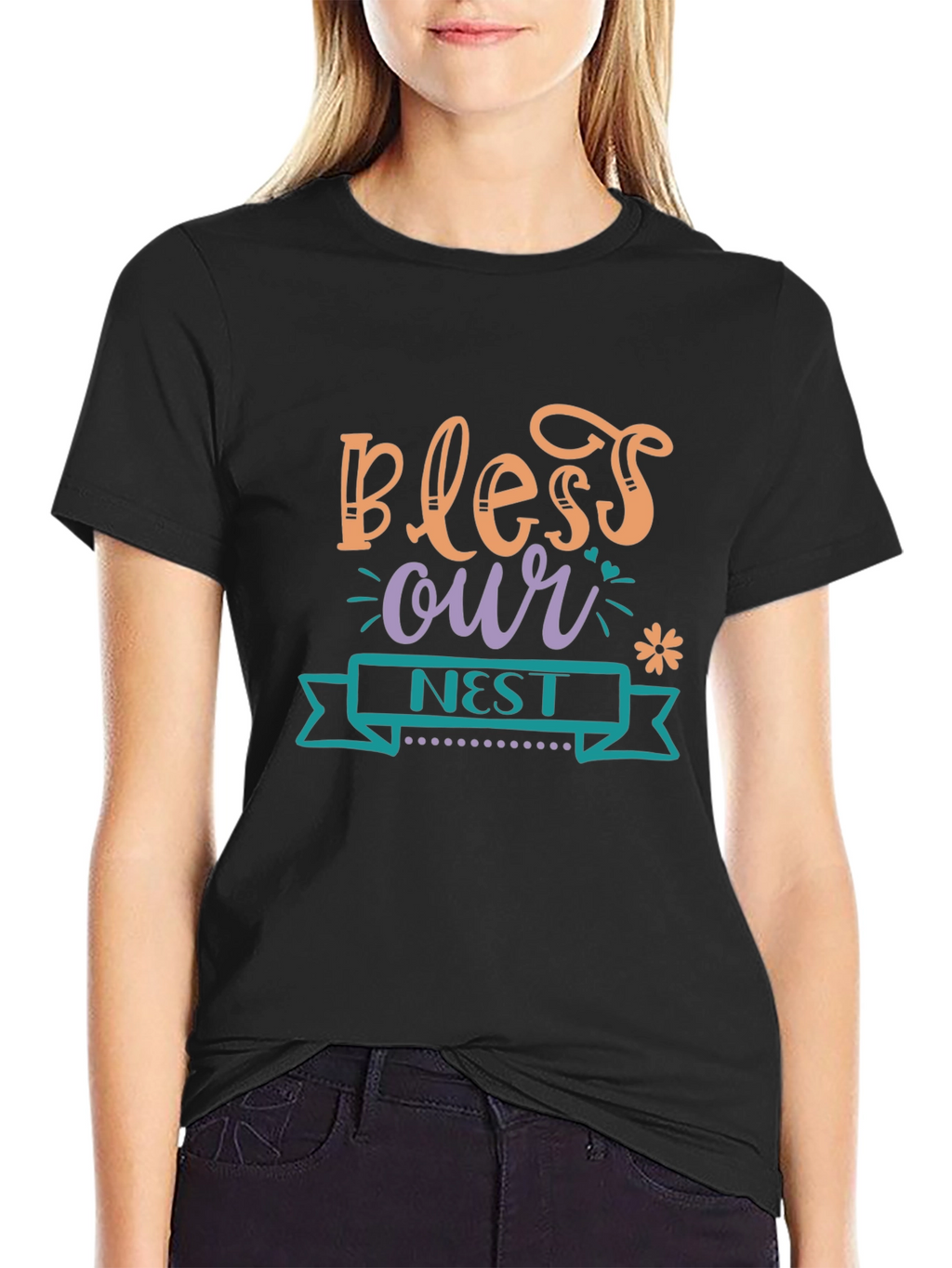 Bless Our Nest Graphic T-Shirt